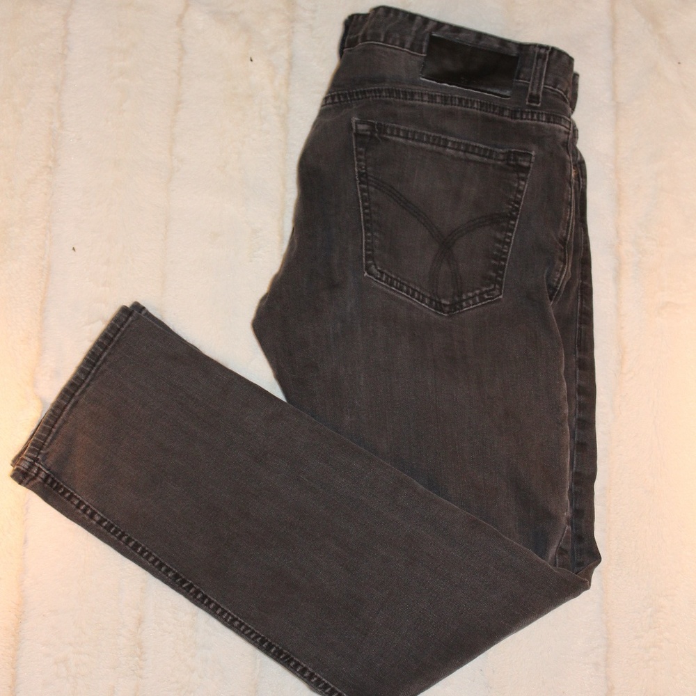 Slim black jeans